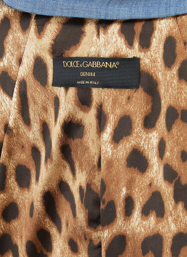 Dolce & Gabbana 拼布牛仔夹克 蓝色 dol0251001