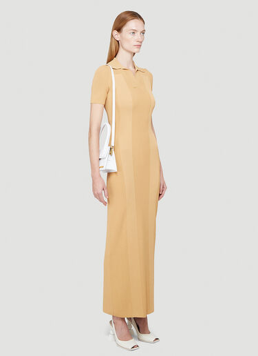 Jacquemus La Robe Maille Dress Yellow jac0242006