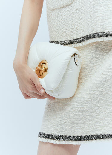 Moncler 迷你 Puf 斜挎包 白色 mon0255057