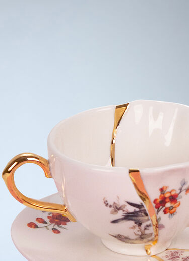 Kintsugi Teacup And Saucer Seletti Kintsugi Teacup And Saucer Multicolour wps0692102
