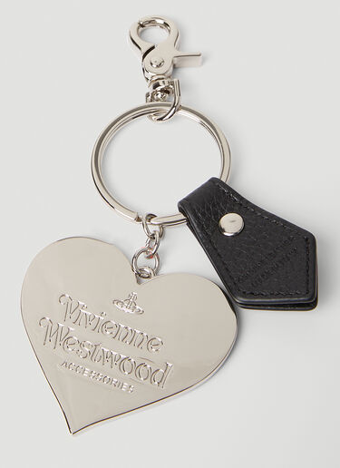 Vivienne Westwood 心形星环钥匙环 黑色 vvw0251074