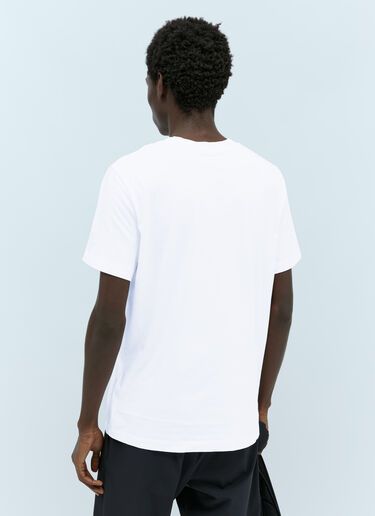 Moncler Set Of Three Logo Patch T-Shirts White mon0155006