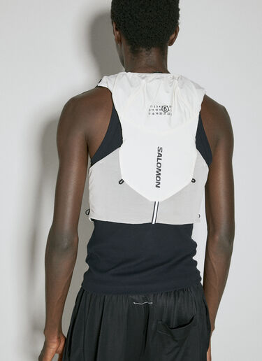 MM6 Maison Margiela x Salomon Logo Applique Lycra Gilet Beige mms0354001