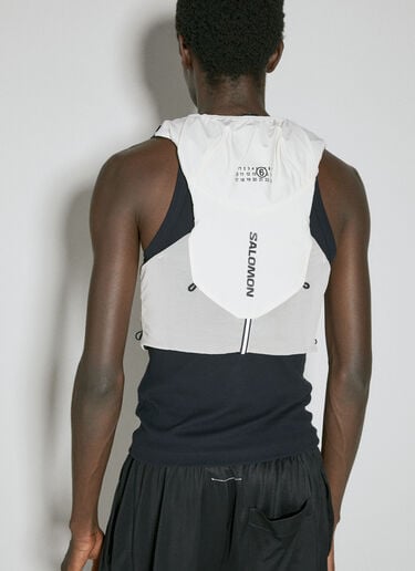 Logo Applique Lycra Gilet MM6 Maison Margiela x Salomon Logo Applique Lycra Gilet Beige mms0354001