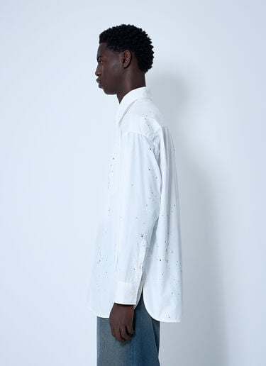 MM6 Maison Margiela Paint Residue Shirt White mmm0160002