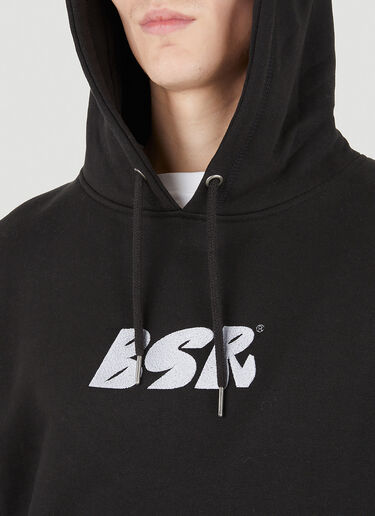 Butter Sessions Embroidered Logo Hooded Sweatshirt Black bts0346010
