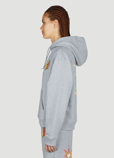 Sky High Farm Workwear Printed Hooded Sweatshirt Grey skh0352012