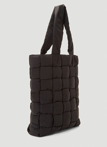 Bottega Veneta Padded Quilted Nylon Tote Bag Black bov0142035
