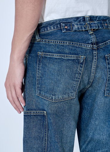 LN-CC® - Human Made: Straight Denim Pants - Blue Human Made Straight Denim Pants Blue hmd0166003