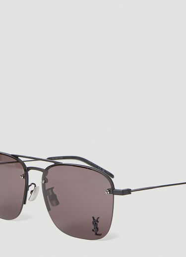 Saint Laurent 309 Rimless Sunglasses Black sla0151115