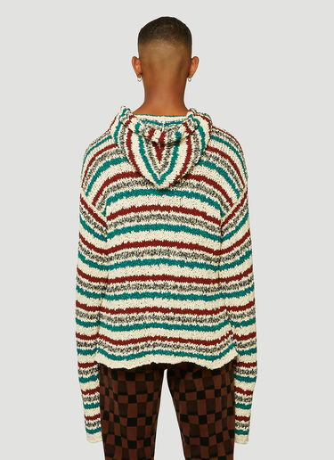 Marni Elongated-Sleeve Striped Sweater White mni0147009