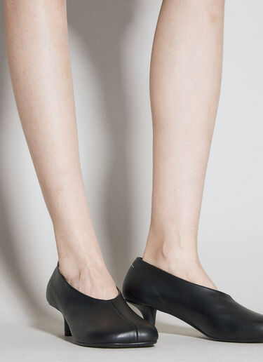 MM6 Maison Margiela Court 浅口鞋 黑色 mmm0255016