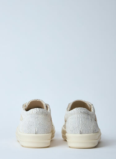 Rick Owens DRKSHDW 코팅 마감 빈티지 스니커즈 화이트 drk0160020