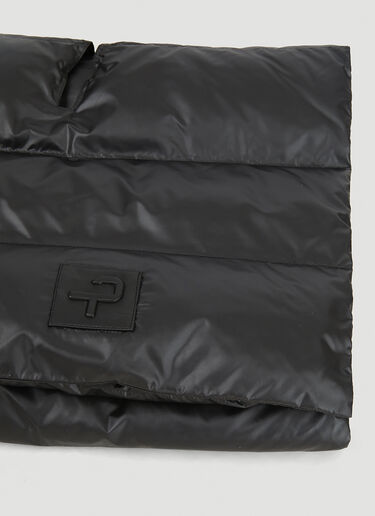 Common Leisure Puffer Blanket Scarf Black cml0248009
