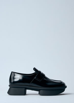 Gucci Equal Brushed Leather Loafers Black guc0259039