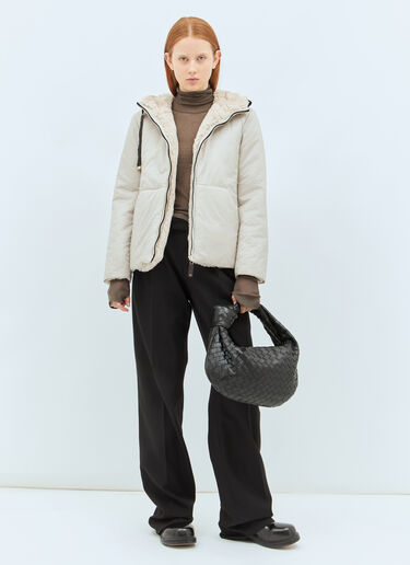 Max Mara Reversible Technical Canvas Jacket Beige max0257053