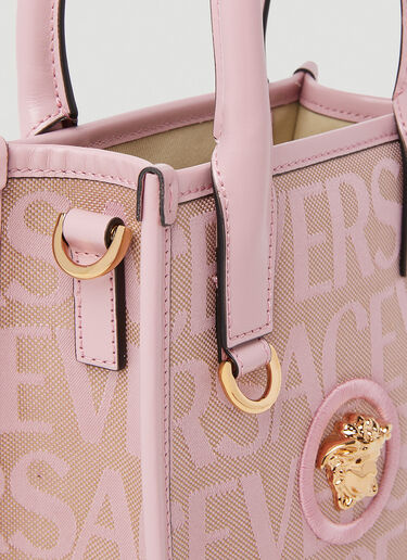 Versace Allover Mini Tote Bag Pink vrs0253052