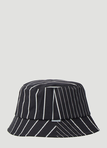NOMA Off-Key Pinstripe Bucket Hat Black nma0146013