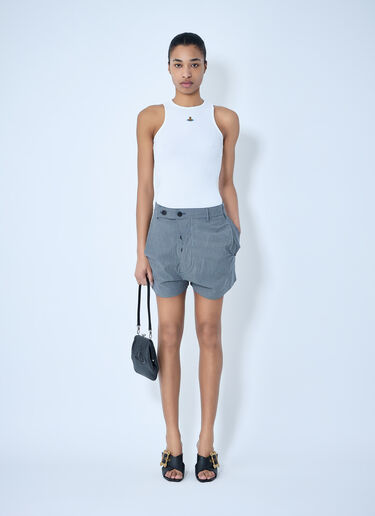 Vivienne Westwood 90s Ribbed Tank Top White vvw0264012