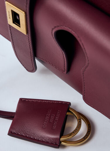 Balenciaga Small Bel Air Carry Tote Bag Burgundy bal0259068