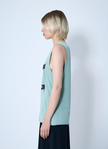 Logo Motif Tank Top MM6 Maison Margiela x Salomon Logo Motif Tank Top Green mms0261005