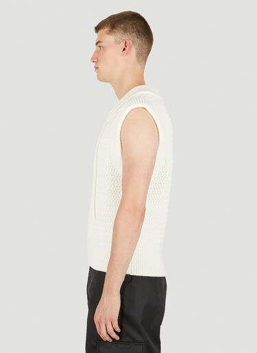 Craig Green Knot Sleeveless Sweater White cgr0150012
