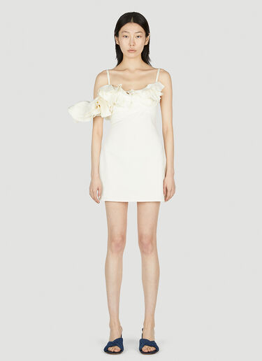 Jacquemus La Robe Duna Mini Dress White jac0251050