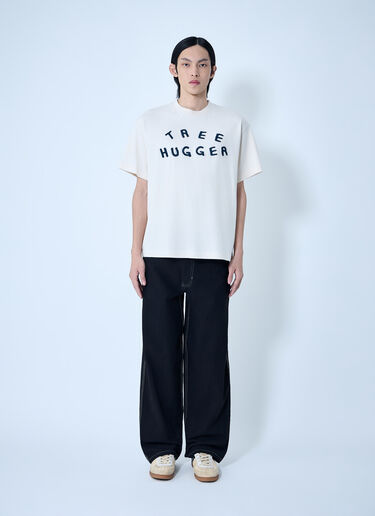 Story mfg. Grateful Tree Hugger Short Sleeve T-Shirt White str0163004