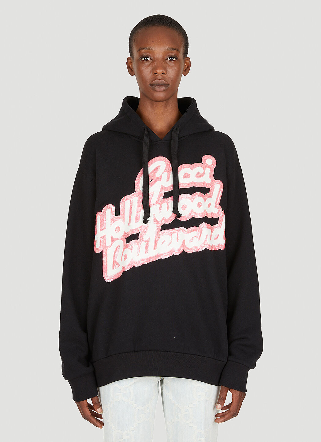 Gucci sequin best sale hoodie
