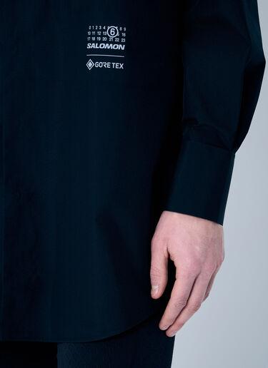 MM6 Maison Margiela x Salomon Logo Print Shirt Black mms0159004