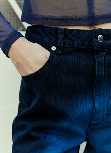 Eckhaus Latta Ombre Denim Jeans Blue eck0253003