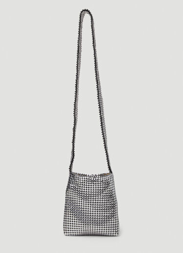 Rabanne Pixel Mini Shoulder Bag Silver pac0251041