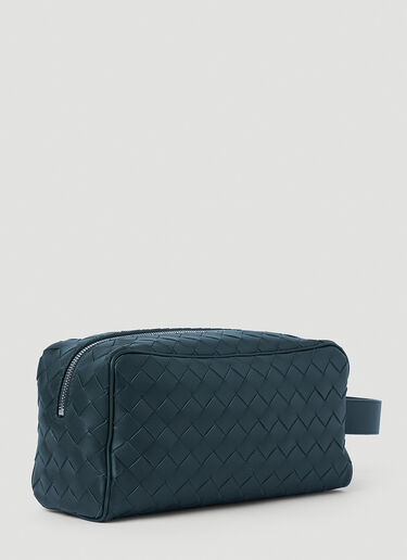 Bottega Veneta Intrecciato Travel Pouch Blue bov0152024