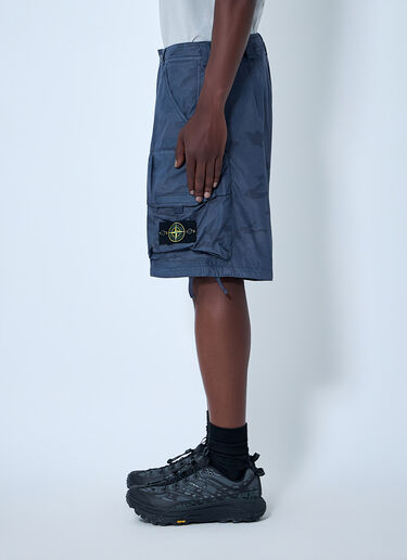 Stone Island Ripstop Cargo Shorts Blue sto0164094