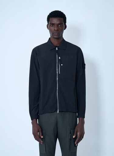 Stone Island Nylon Metal Shirt Black sto0162005