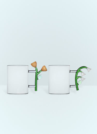 Set Of Six Botanica Mugs Ichendorf Milano Set Of Six Botanica Mugs Clear wps0691237