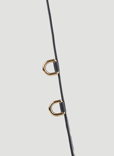 Dolce & Gabbana 徽标铭牌单肩包 黑色 dol0246066