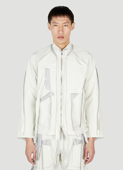 Sulvam Cutting Short Jacket Grey sul0150006