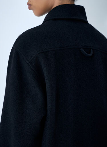 RIER Wool Blend Polo Sweater Black rrr0364001