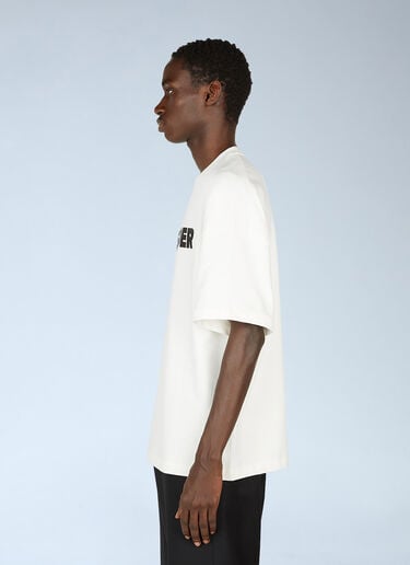 Jil Sander Logo Print T-Shirt Cream jil0151033