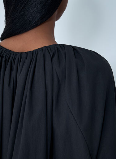 Gathered Parachute Coat TOTEME Gathered Parachute Coat Black tot0262024