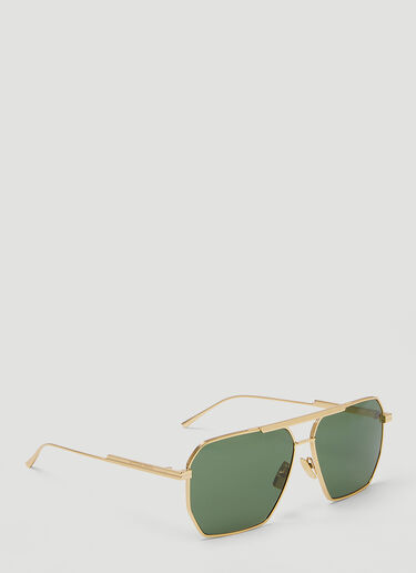 Bottega Veneta Aviator Sunglasses Gold bov0249137