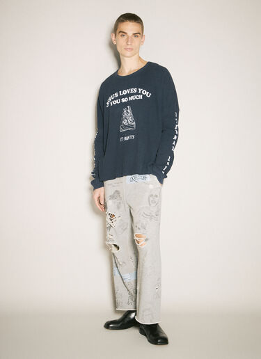 Paly Eternal Life Thermal T-Shirt Navy pal0158004