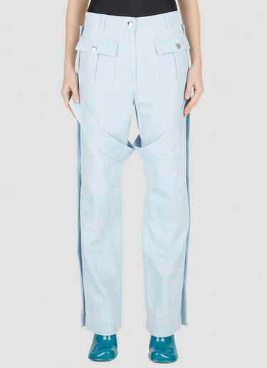Amelia Cargo Pants Burberry Amelia Cargo Pants Blue bur0247159