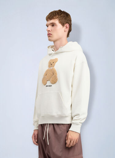 LN-CC® - Palm Angels: Bear Hoodie - White Palm Angels Bear Hoodie White pma0164076