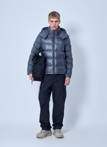 LN-CC® - Moncler: Maya Hooded Short Down Jacket - Dark Grey Moncler Maya Hooded Short Down Jacket Dark Grey mon0166041