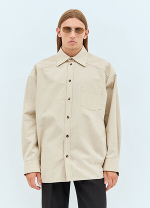 Walter Van Beirendonck Crisp Poplin Shirt Light Blue wlt0160006