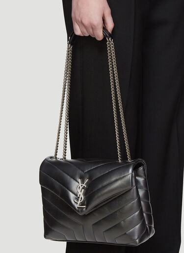 Saint Laurent Loulou Small Shoulder Bag Black sla0235028