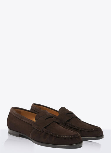 Scarosso Fred Suede Loafers Brown scr0158017