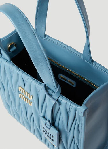 Miu Miu Matelassé Handbag Blue miu0254058